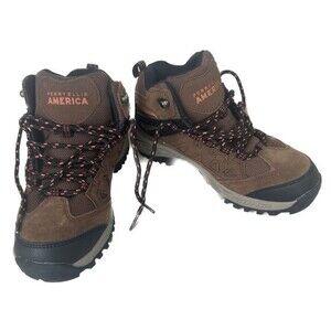 Perry Ellis America Youth Boy's Carter GP Hiking Brown Suede Boots Shoes Size 3